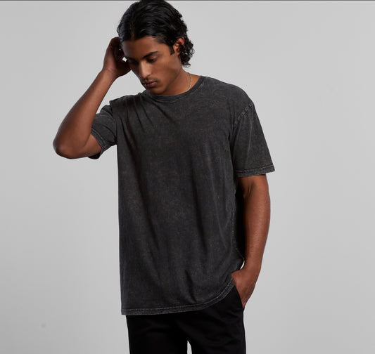 AS COLOUR MENS STONE WASH STAPLE TEE - 5040
