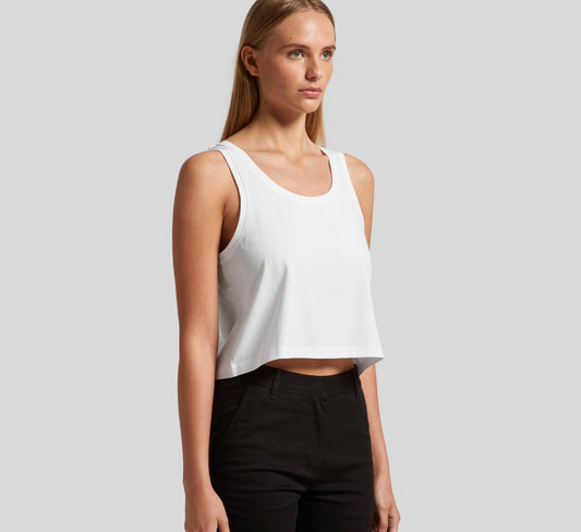 AS COLOUR WO'S CROP SINGLET - 4031